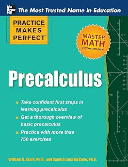 Practice Makes Perfect Precalculus Practice Makes Perfect Series