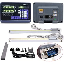 ToAuto 2 Axis DRO Kit Digital Readout 14 28 TTL Linear Scale Kit 350mm+700mm 5um Precision 0.0002" لآلة مخرطة الطحن 350mm+700mm