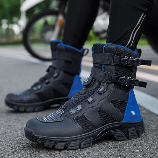 Amazon.co.jp: [WINDUCK] バイクシューズ 厚底 メンズ ライディング