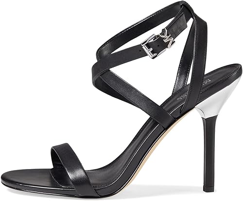 によって マイケルコース Asha Strappy High-Heel Sandals apricot