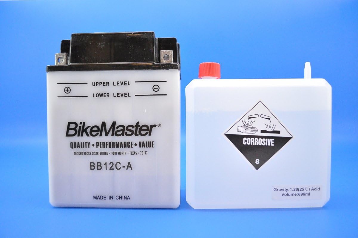 BikeMaster Battery BB12C-A BIKEMSTR BATTERY Batteries Yumicron Battery - 781127