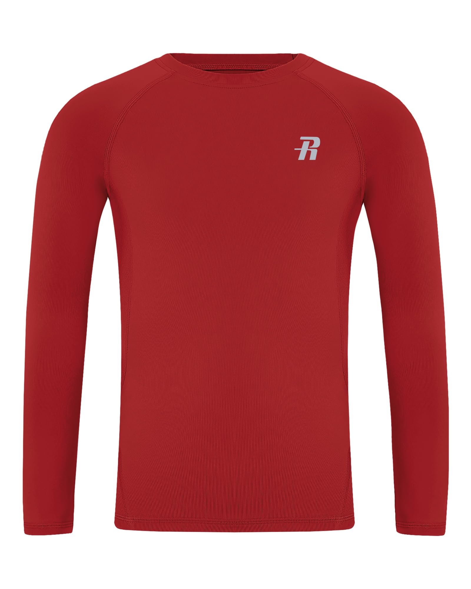 Runhit Kompressionsshirt für Jungen Langarm, 1-2 Pack Funktionsshirt Kinder mit UPF 50+, Atmungsaktives Unterziehshirt Schnell Trocknend Baselayer für Fußball & Outdoor