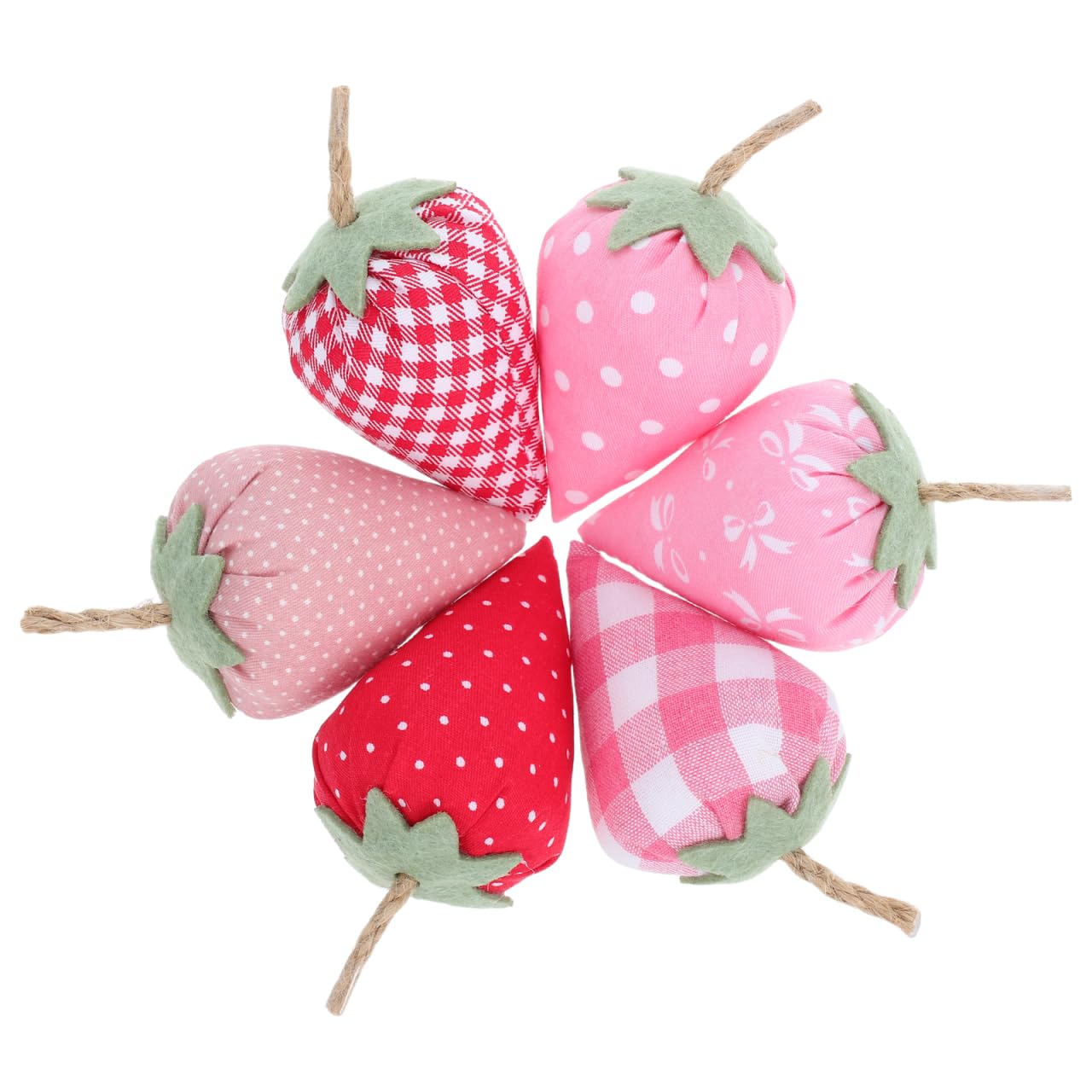Fraises artificielles de ferme pour déco de fête prénatale et maison