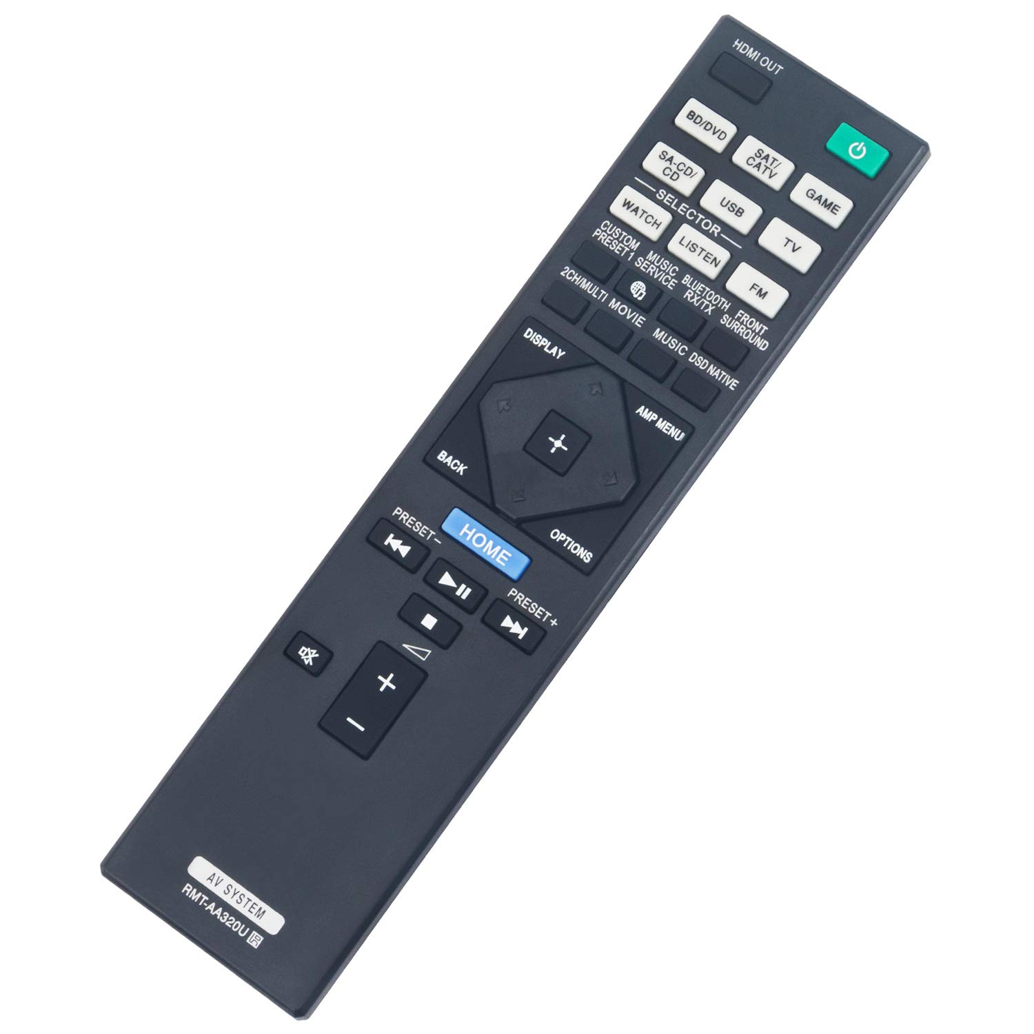 Amazon.com: RMT-AA320U Replacement Remote Control Applicable for