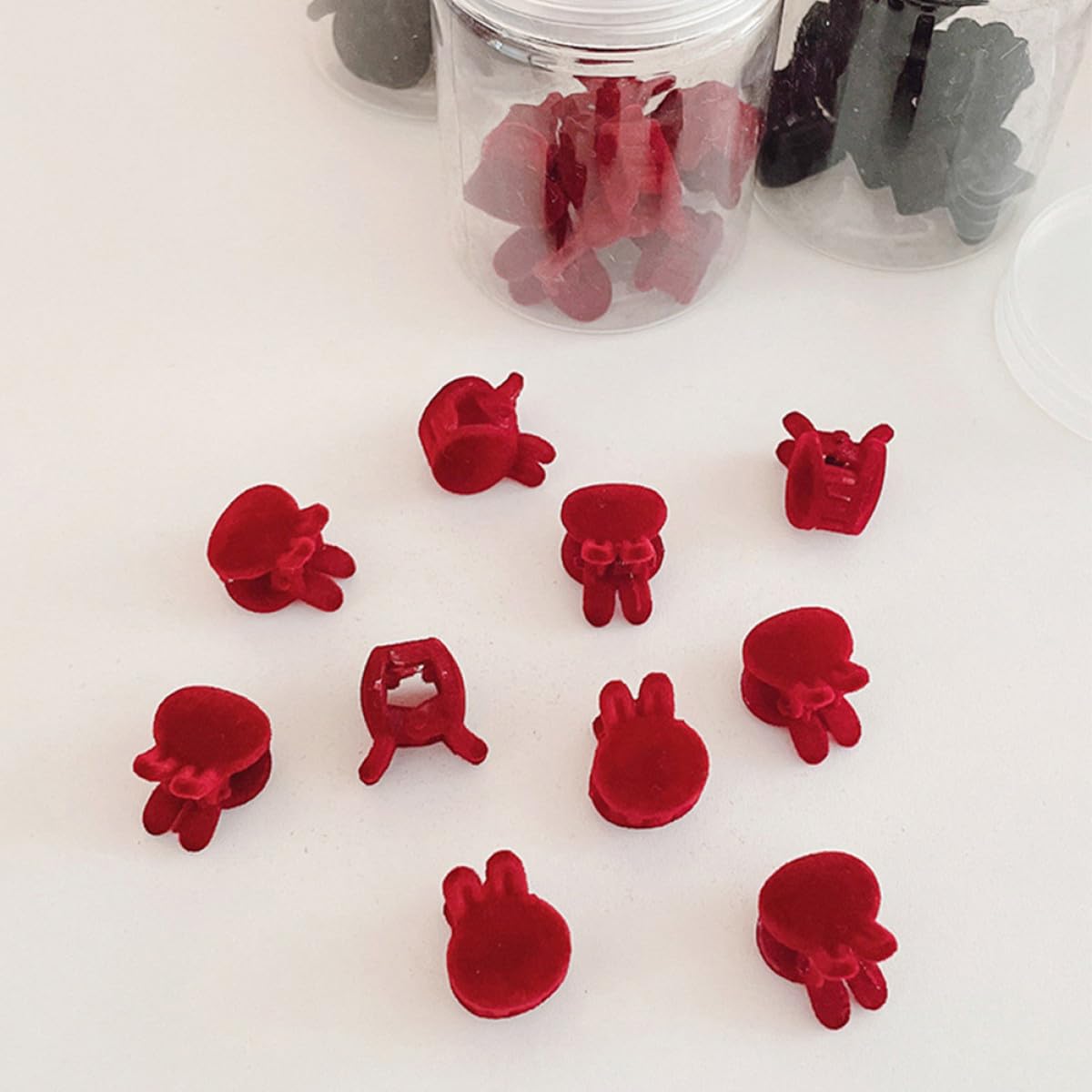 ARTIBETTER Mini Pinces à Cheveux 16 Pièces, Pinces à Griffes sans Design, Adaptées pour Coiffage Rapide et Nettoyage du Visage la Maison