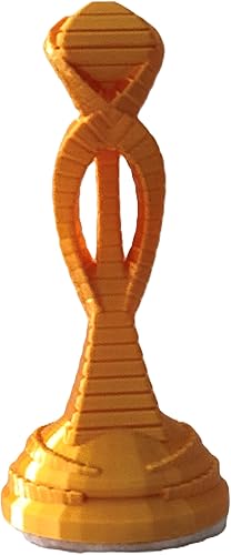 Miniatura 4 de Juego de ajedrez con temática alienígena – Piezas bellamente diseñadas para un giro exótico fuera de este mundo a un querido juego de ajedrez – Oro