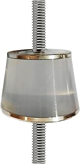 Silicone Gel, Double-Studded, Cone Shape, Anti-Vibration Damper, M6 (1 pc)