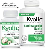 Vista 4 de Cápsulas con extractos de ajo añejado Kyolic, fórmula 100 original cardiovascular, 100-31, Pastillas, 1, 1