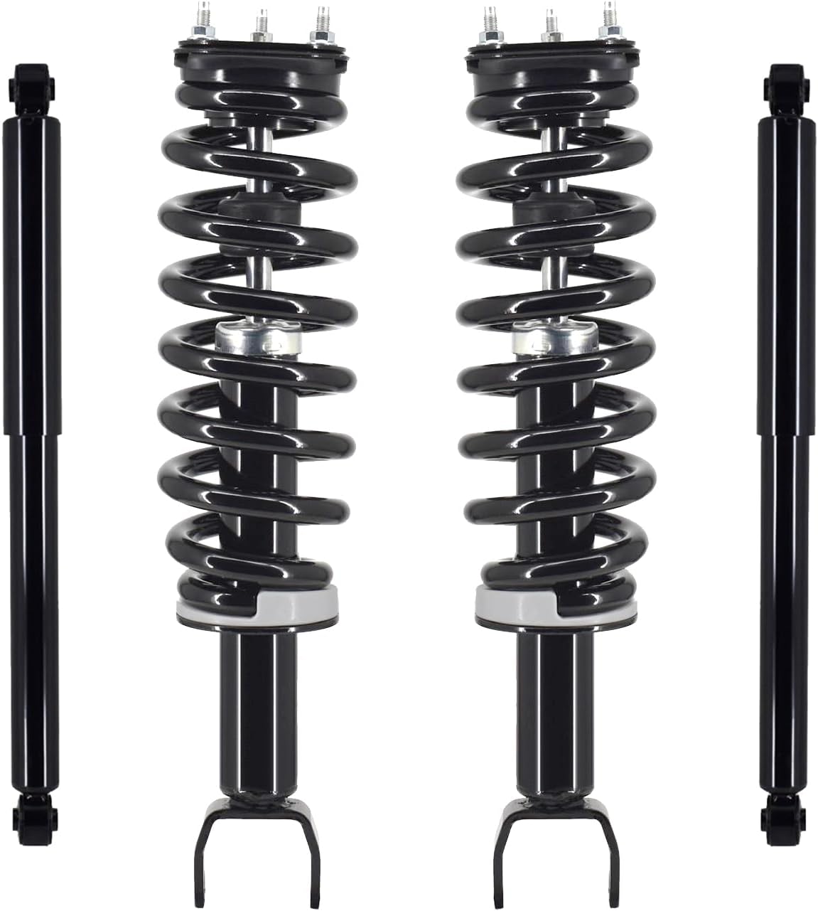 PM Auto Set 4 Front Quick Complete Strut-Rear Shock Compatible With 2006-2008 Dodge Ram 1500 4WD