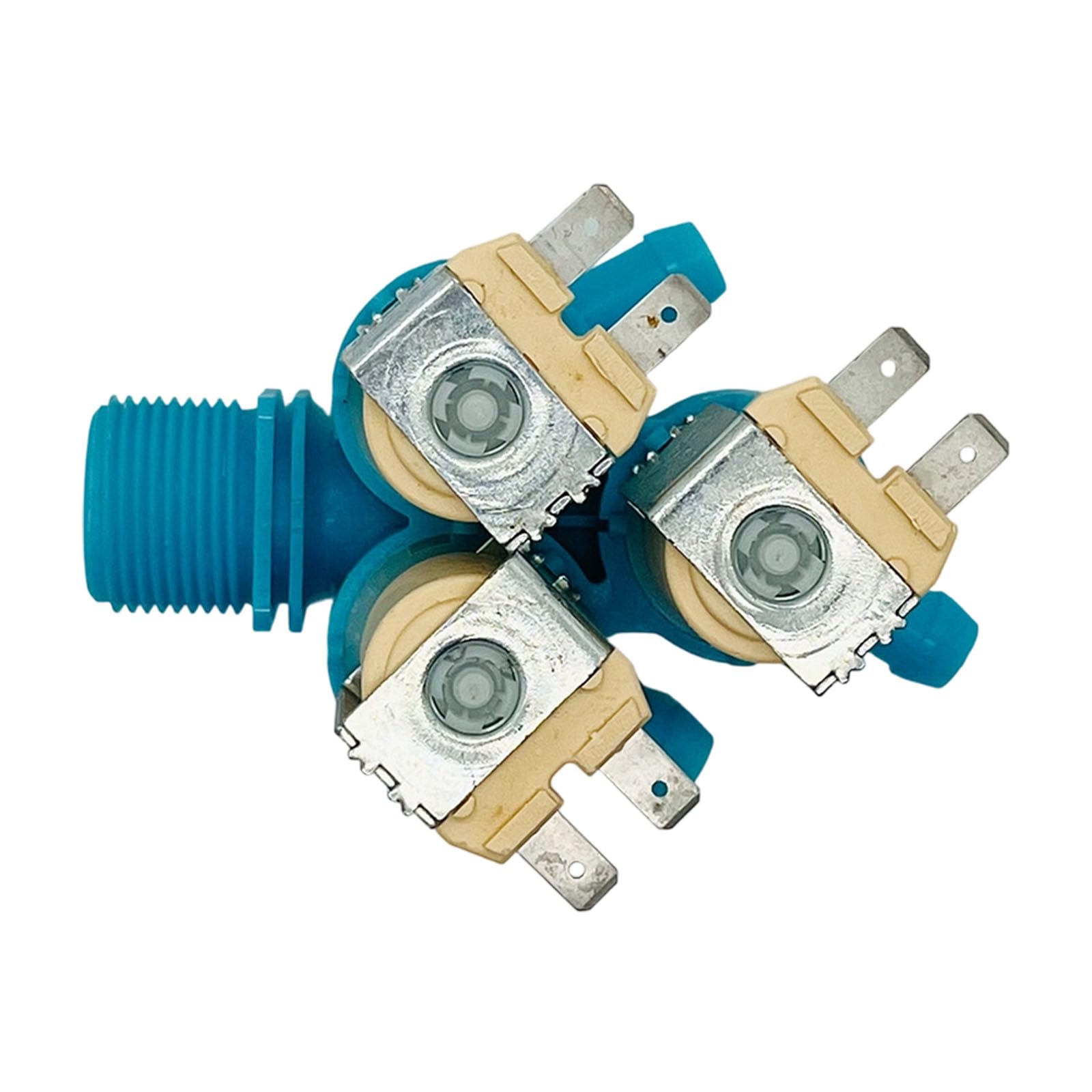 PANGBOER Water Inlet Tap for Washer Dc62 00233D 220V 240V Sturdy Blue ABS Component Replacement Water Inlet Gate