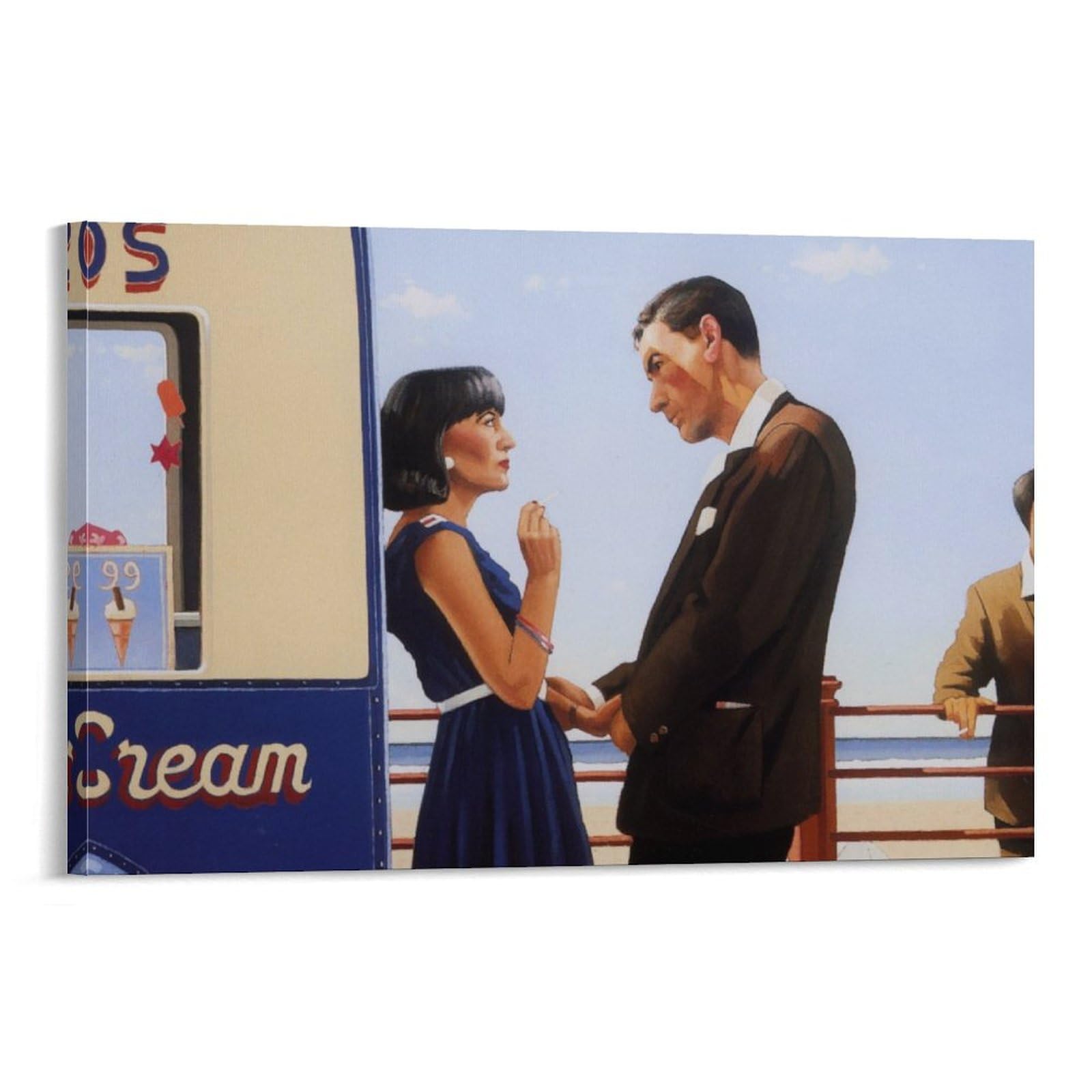 The Lying Game by jack_vettriano Wall Art Prints Poster Wall Art Poster Prints Home Decor Picture Canvas Painting Posters 08x12inch(20x30cm)
