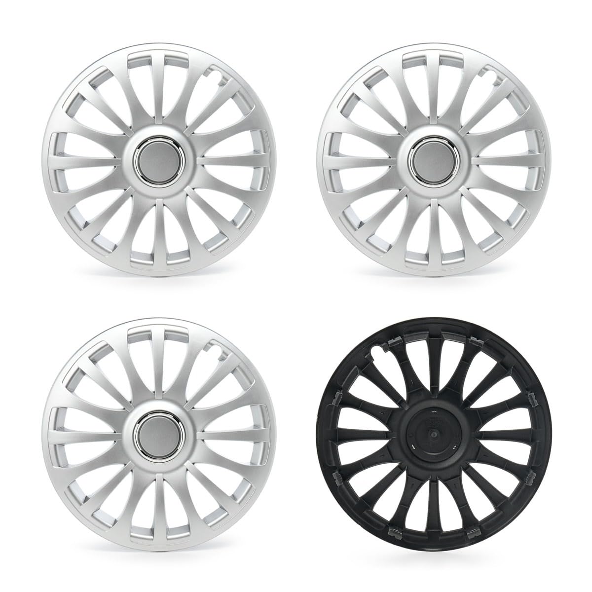 RIDEX Copricerchi 14" pollici argento Copricerchi Auto 100009A0034