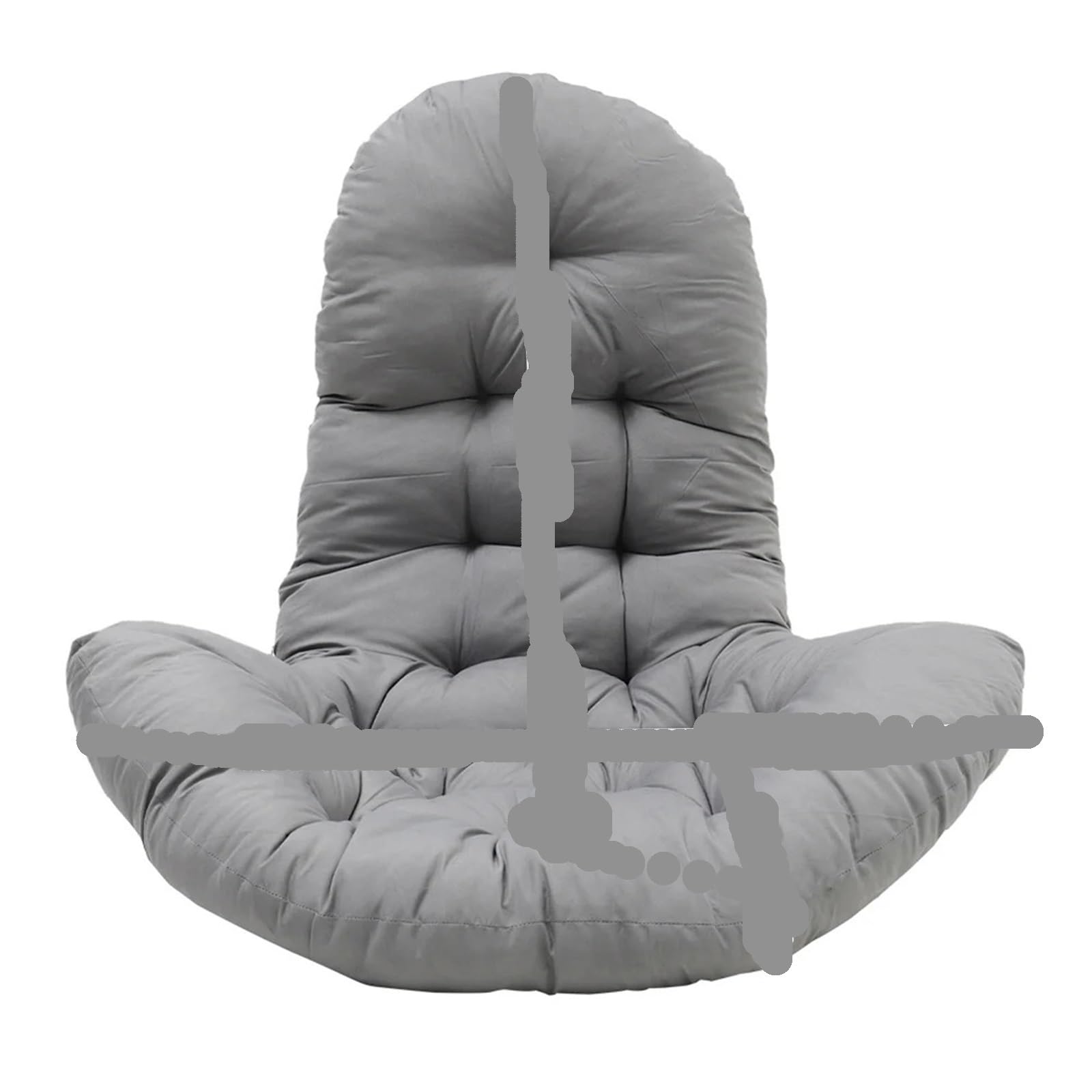 Bflcwstd Dark Gray Egg Chair Cushion Hanging Egg Chair Thick Cushion Swing Pad(Dark Gray)