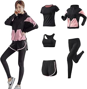 DawnRain スポーツウェア レディース 5点セット