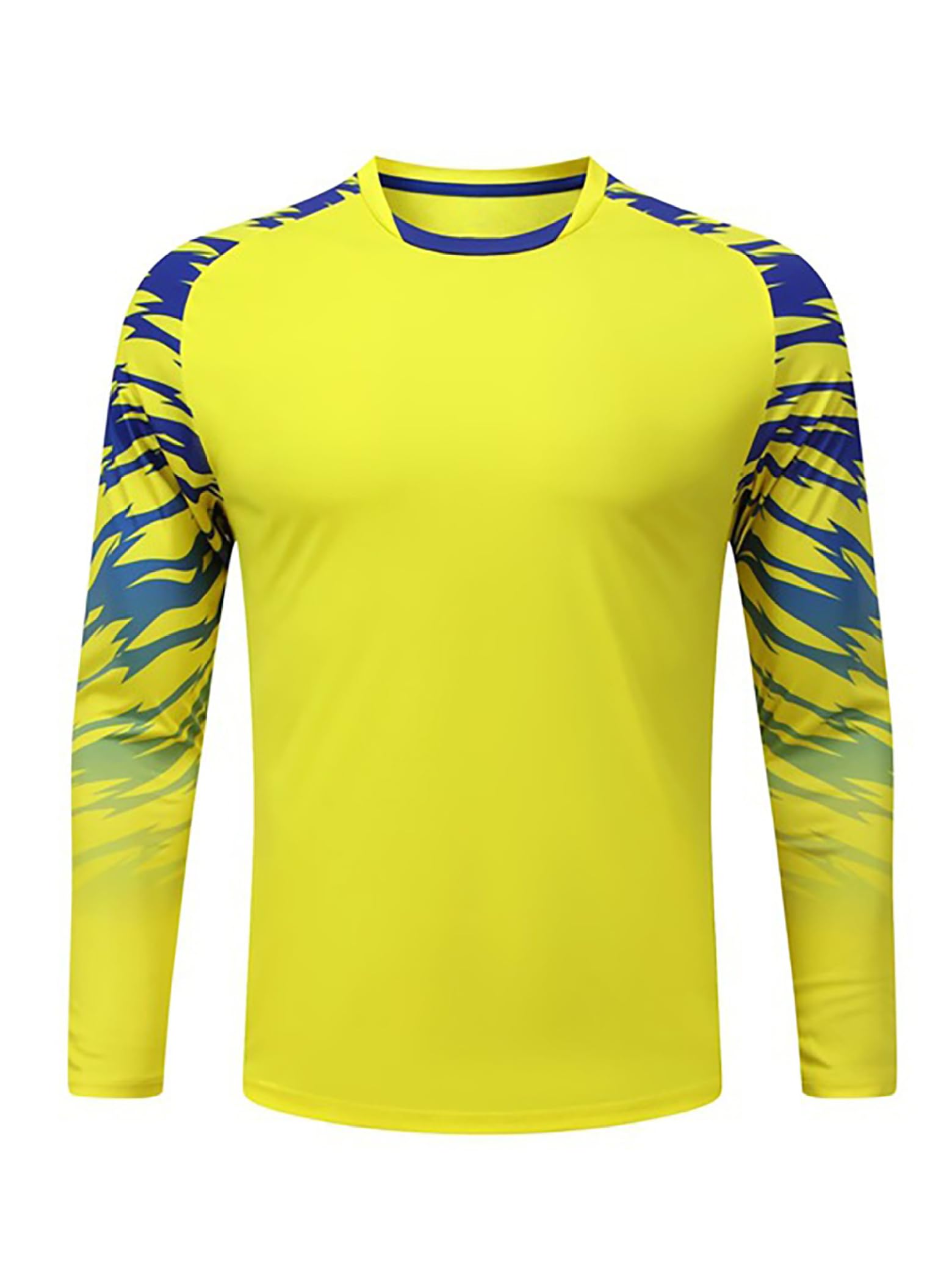 Maillot de gardien de but pour enfant - Rembourré - Manches longues - Avec rembourrage - Protection des coudes - Haut d'entraînement - Séchage rapide