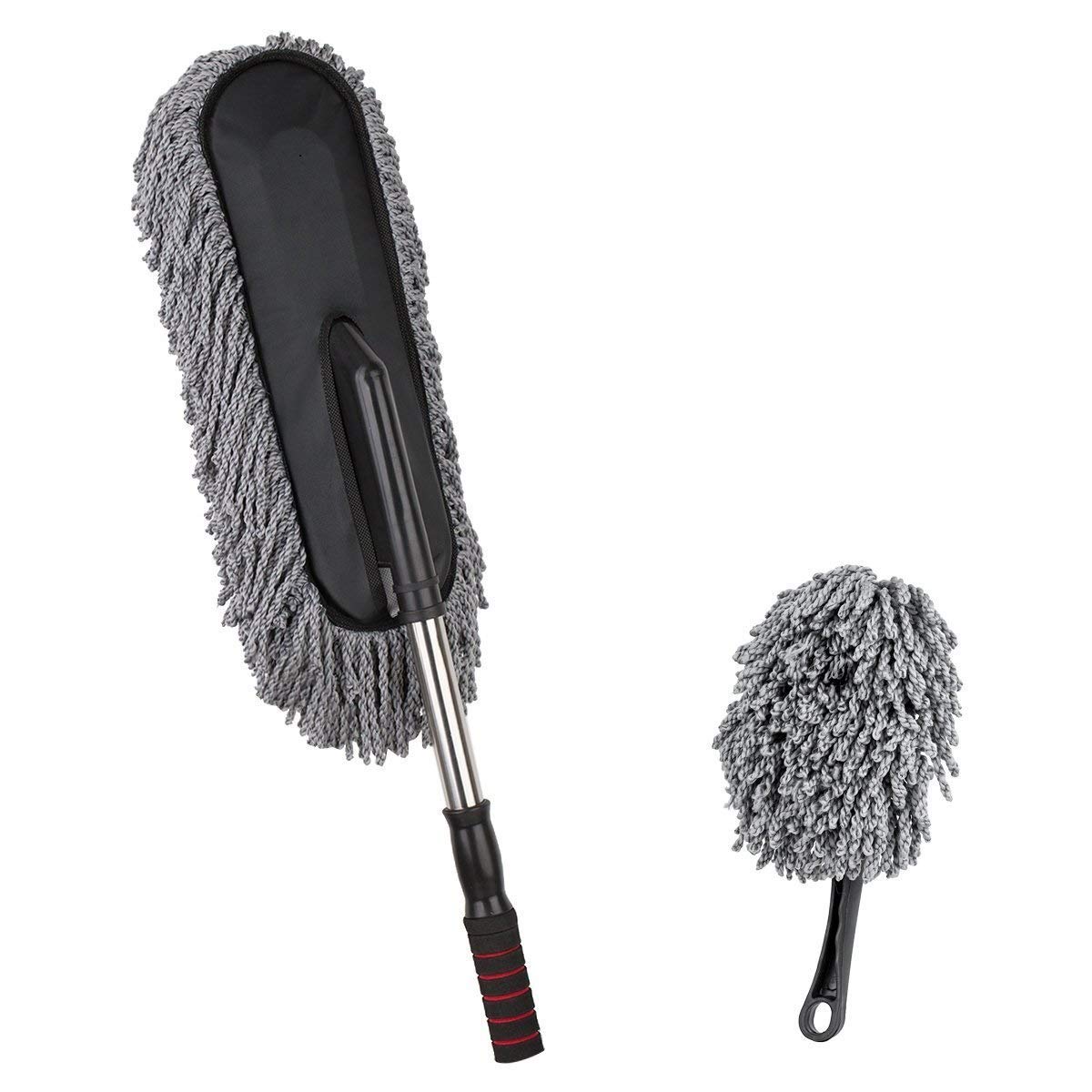 See full amazon price history chart for EIN SOF Microfiber Car Cleaning Brush with Extendable Handle for Exterior Dust & Water Absorption – Multipurpose Duster for Home & Car Cleaning, Works On All Surfaces – Grey, Pack of 2 Small & Large EIN SOF Microfiber Car Cleaning Brush with Extendable Handle for Exterior Dust & Water Absorption – Multipurpose Duster for Home & Car Cleaning, Works On All Surfaces – Grey, Pack of 2 Small & Large (B0968VLSCW) Amazon Price History, Amazon Price Tracker