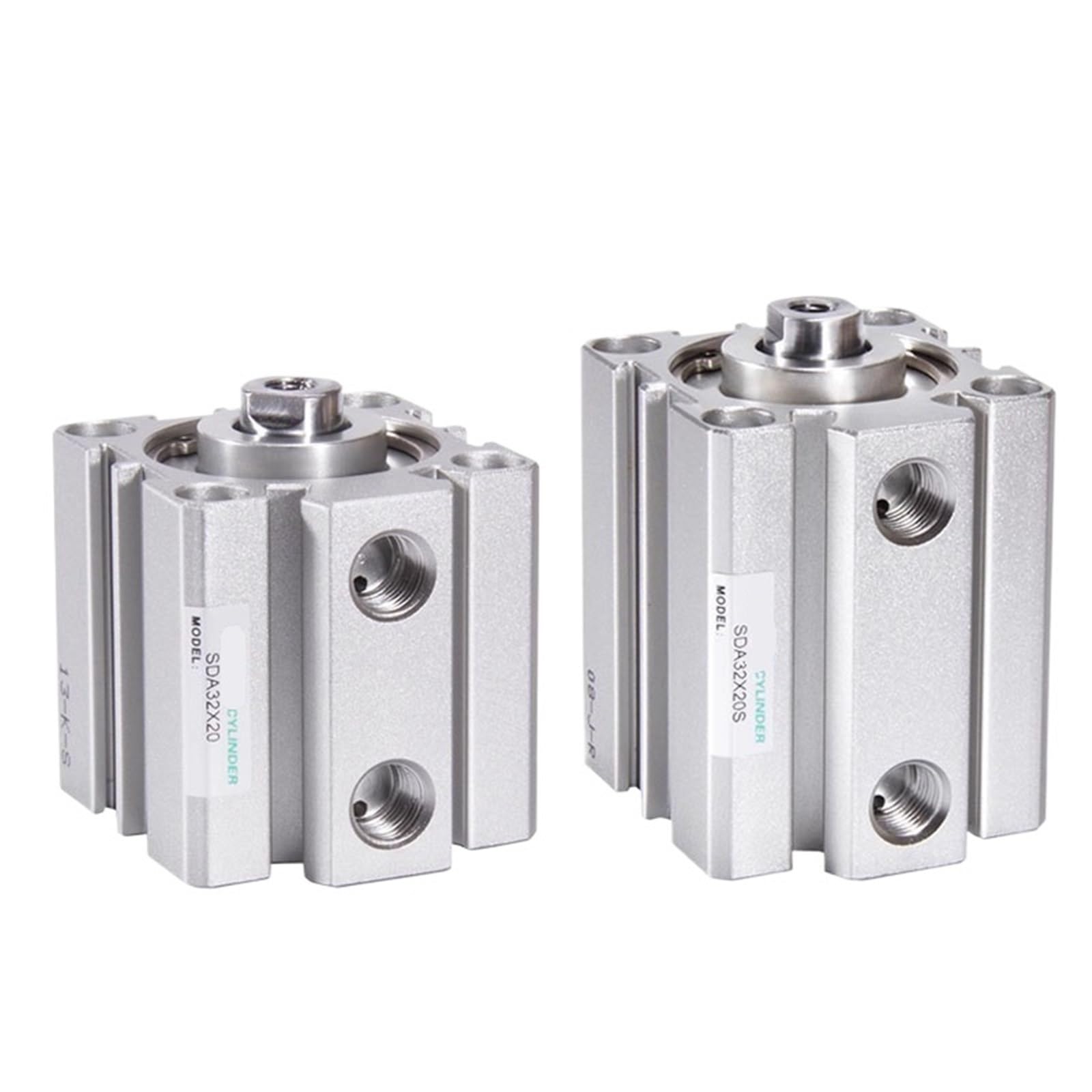 Vérin pneumatique compact SDA63x25 double effet avec aimant