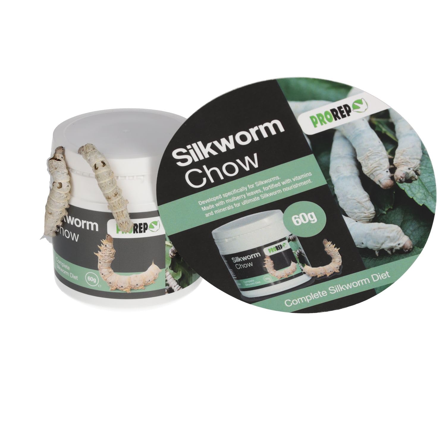 ProRep Silkworm Chow 60g | Complete Food for Silkworms | White Mulberry Leaves | Livefood Care — view 4