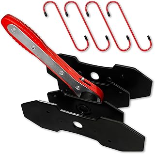 Brake Caliper Compression Tool with Extra 2Pcs Large Plates 1.57"-2.95",Caliper Piston Compressor Tool for Disc Brake Pad Spreader with 4 Brake Caliper Hangers for Single/Twin/Quad Piston
