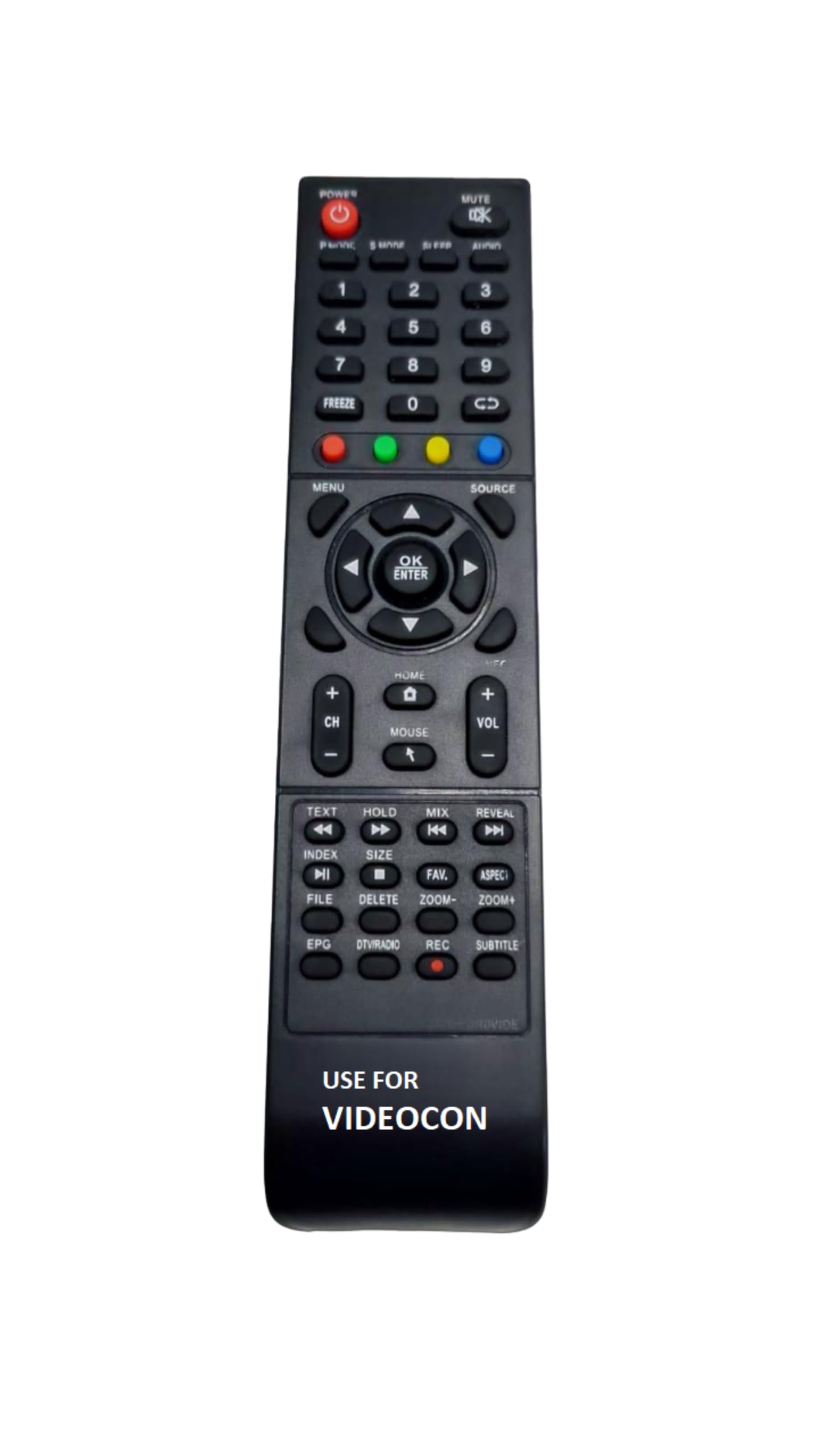 Replacement Remote Control Compatible With VIDEOCON LED LCD Smart TV