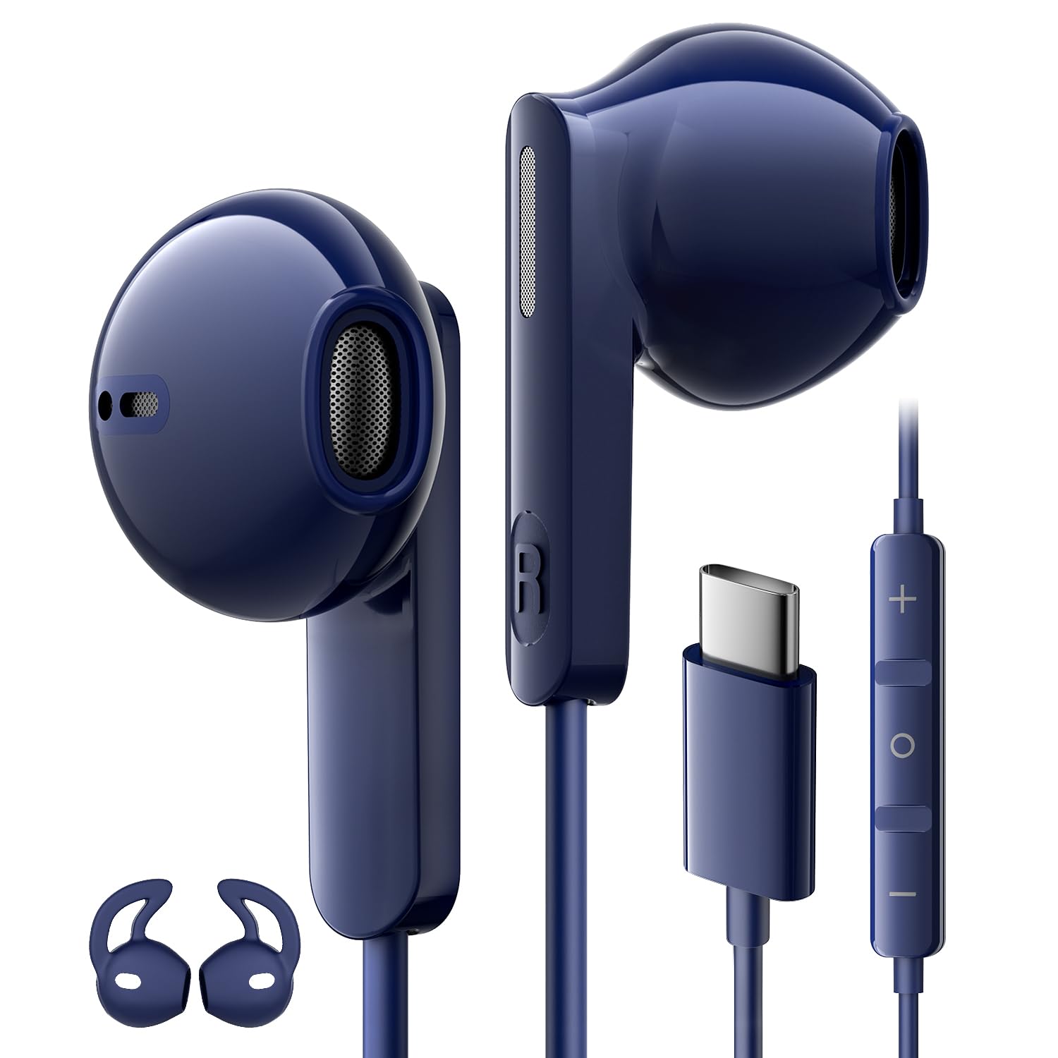USB C Headphones for Samsung Galaxy S26 Ultra S25 S24 S23 S22 A56