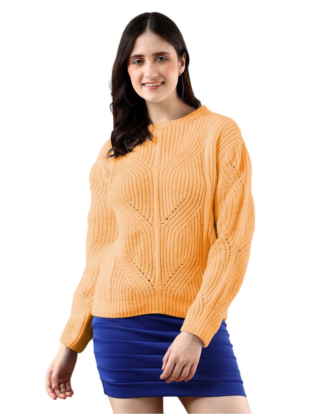kotty Cotton Blend Modern Women Pullover Sweaters-picture-32