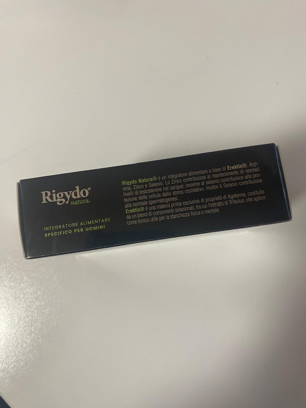 Rigydo® Natura - Integratore Uomo Premium | Benessere e vitalità maschile | Con Tribulus, L-Arginina, blend brevettato, Zinco e Selenio - 30 compresse