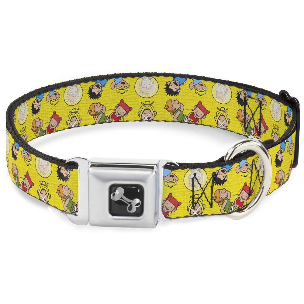 Collier de chien en forme d'os Buckle Down de taille Large pour les grands animaux de compagnie