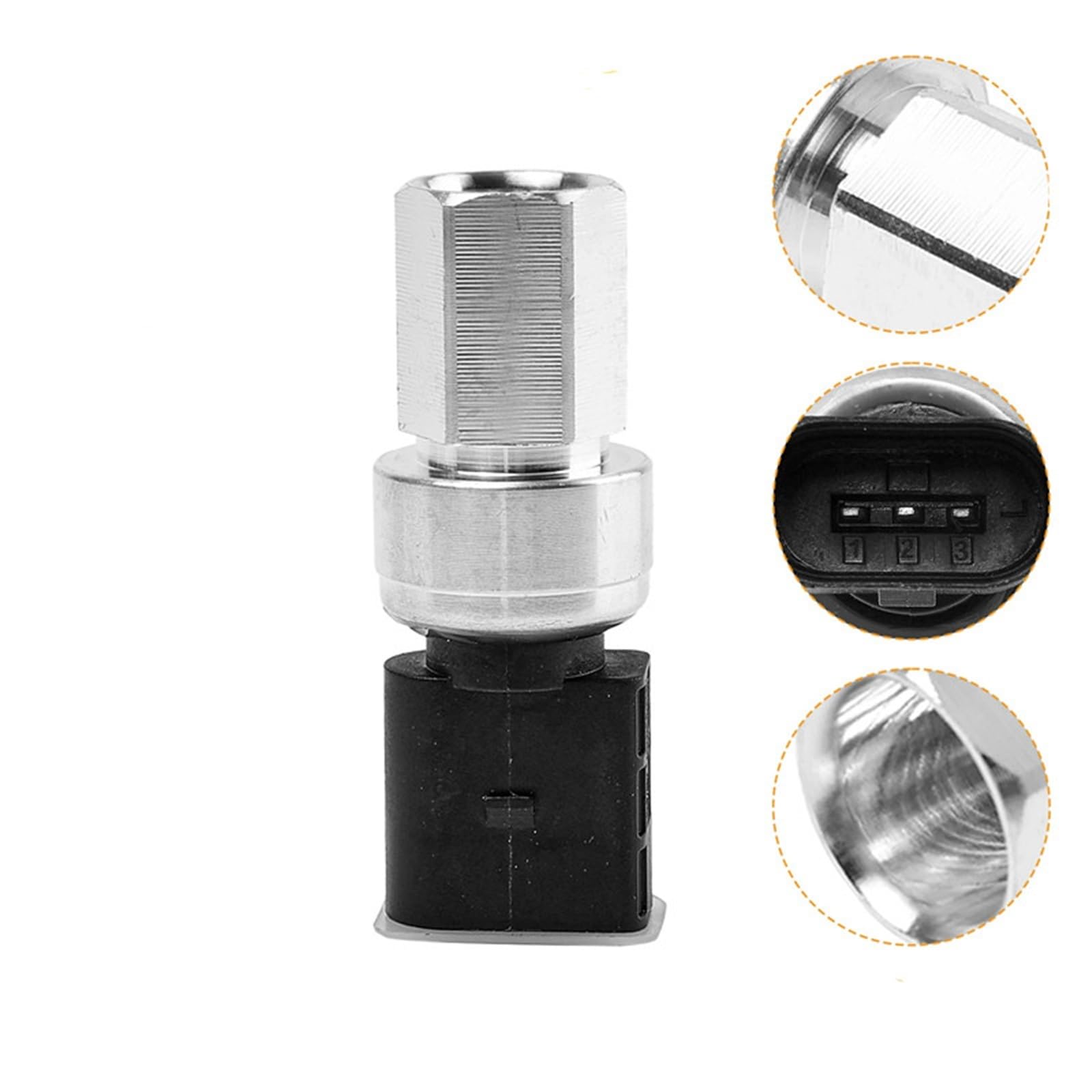 Sensore pressostato Aria condizionata Compatibile con Caddy 1996 1997 1998-2011 e Lupo 1999-2006. Codici Ricambio: 1J0959126, 1K0959126A, 1K0959126B.