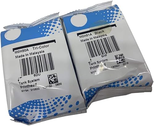 Un conjunto (BK y Tri-color) M0H51A M0H50A Cabezal de impresión GT51 GT52 GT52 para impresoras HP GT5810 GT5820 GT5822