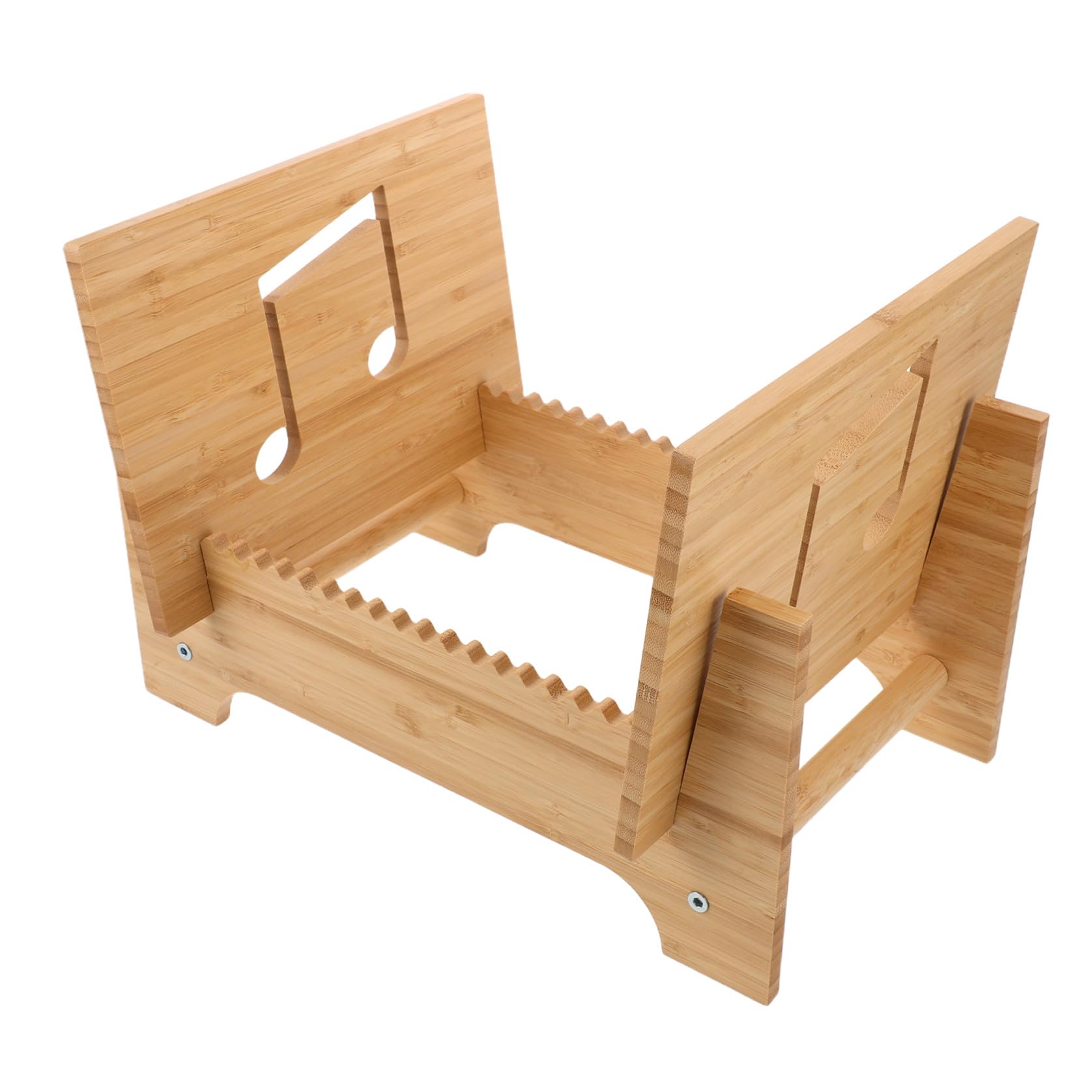 SHINEOFI Porta Dischi e Finitura Naturale per Vinili in Legno con Design Robusto Supporto per Organizzare e Conservare i Tuoi Vinili in Salotto
