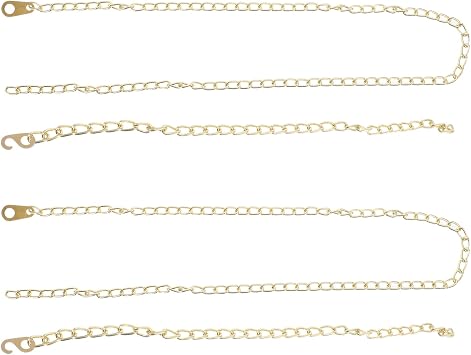 4pcs Mechanical Weight Chains Retro Decorative Chains Grandfather Clock Accessories Home Decor Replacement Parts for Repair