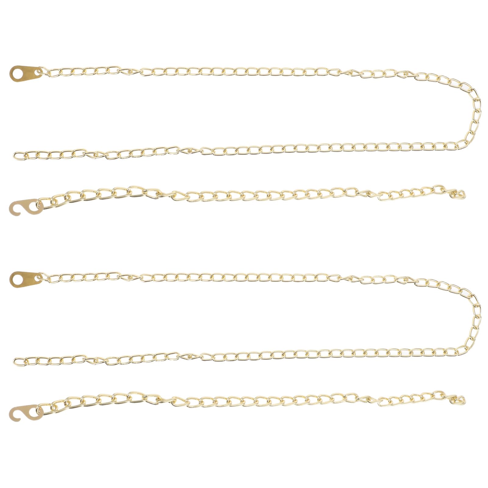 ULDIGI 4pcs Mechanical Weight Chains: Retro Decorative Chains Grandfather Clock Accessories Home Decor Replacement Parts for Repair