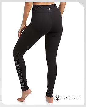 Spyder Women's Cotton Legging - Soft High Waisted 4-Way