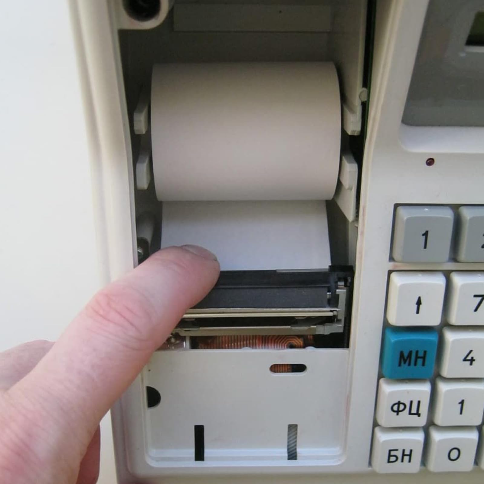 50 rotoli di carta termica per contanti, 80 mm, 80 mm x 80 m x 12 mm, compatibile con la maggior parte delle calcolatrici e registratori di cassa, rotoli di carta di ricambio