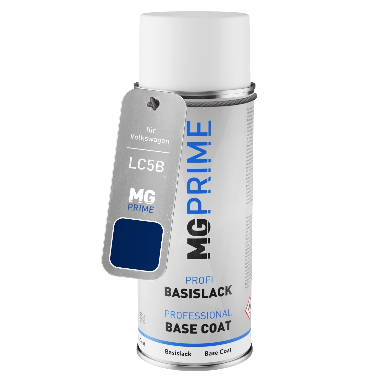 Mg Prime Atlantic Blue Metallic Car Paint Spray Can For Volkswagen Vw Lc5b / C5b / H7 /Azu Atlantic Base Coat Spray Can 400Ml