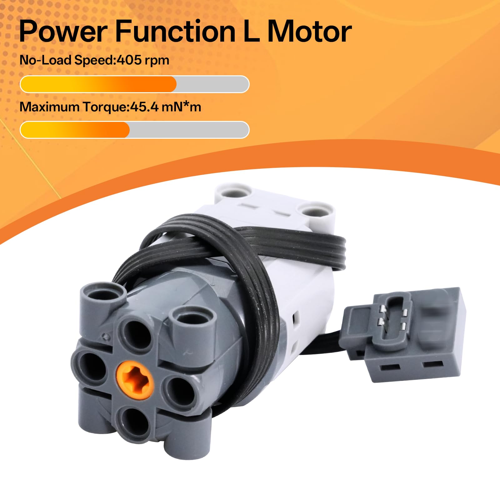 Kit Power Functions – Moteur L, Servo, Télécommande, Récepteur, Boîte à Piles, Arbres Croisés