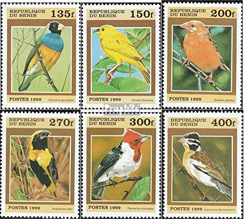 Benin 1119-1124 (Complete.Issue.) unmounted Mint/Never hinged ** MNH 1999 Small Birds Out All World (Stamps for Collectors) Birds