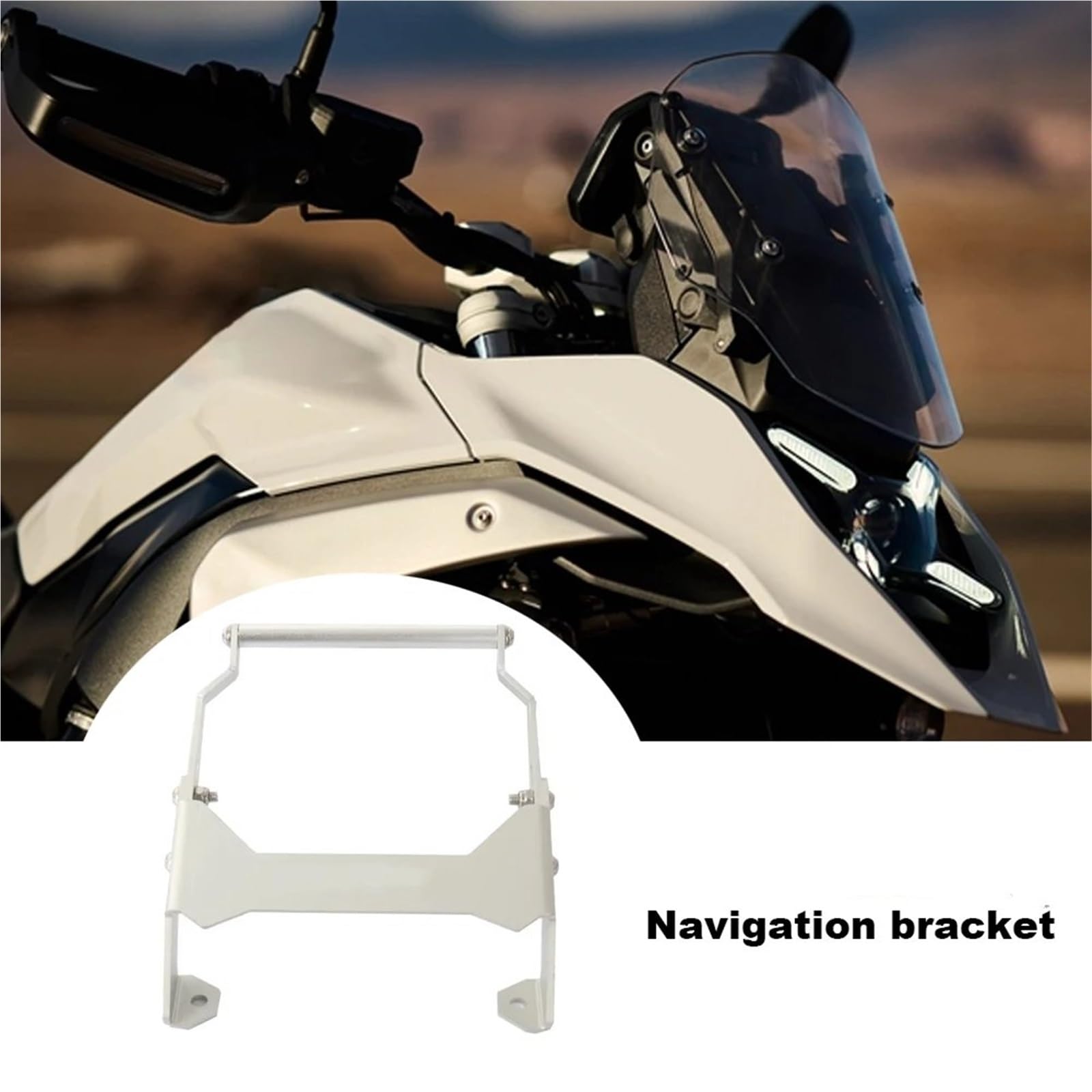 Moto GPS Staffa Navigazione Per BMW Per R1300GS R 1300GS Per ADV 2023 2024 Moto GPS Mobile SmartPhone Navigazione Staffa Di Montaggio Supporto Per Navigatore GPS Per Moto(12mm)