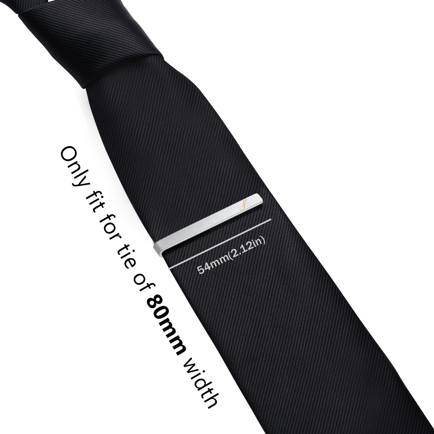HONEY BEAR Gemelli & Fermacravatta Uomo con Iniziali Alfabeto Lettera per Camicia Matrimonio Commercio Regalo,Argent 5.4cm