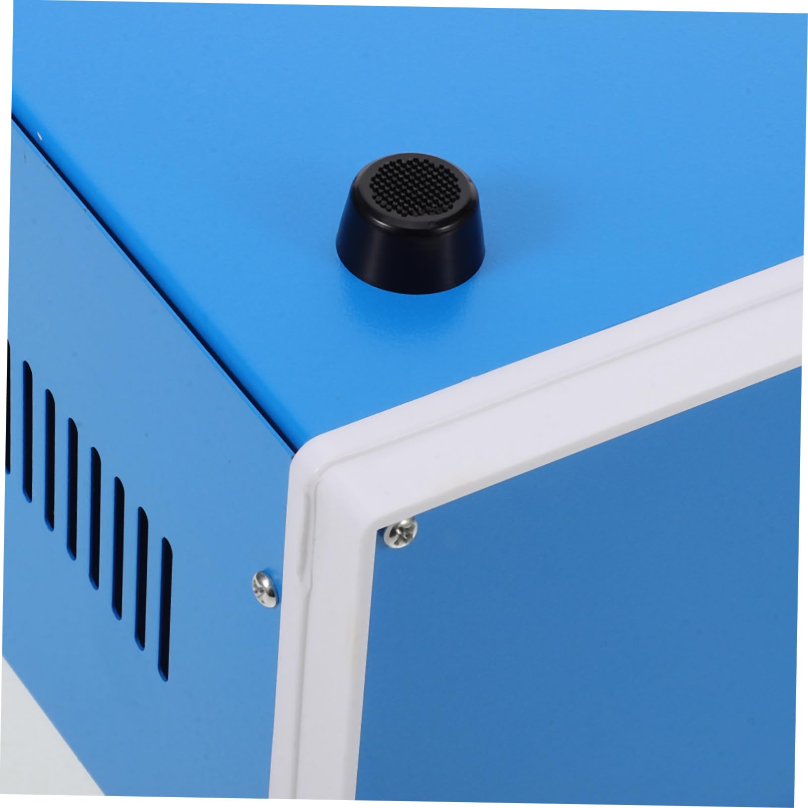 Blaues Metall Anschlussgehäuse für Elektronikprojekte 110 * 250 * 190mm | Eisen Ausführung, mit Schrauben Geliefert, für Knopfboxen und Weitere Geräte, Geeignet für U-bahn Stationen und Flughäfen