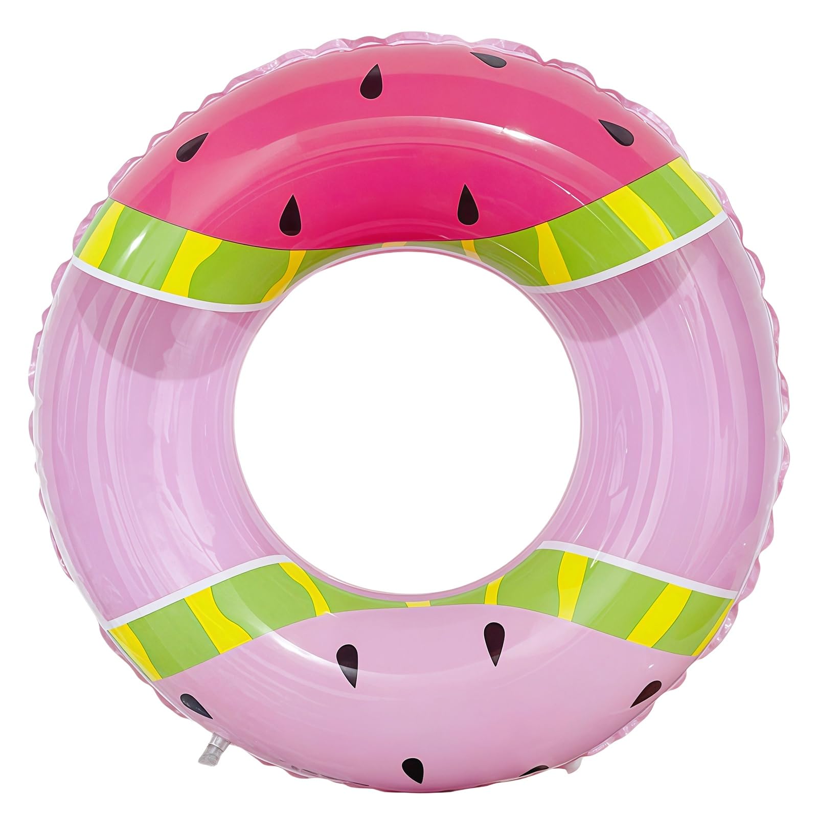 Pink Watermelon Inflatable Swimming Ring for Kids, 70cm PVC Pool Float Rubber Ring, Pool Tube Floaties Swimming Pool Toy for Beach Summer Water Party