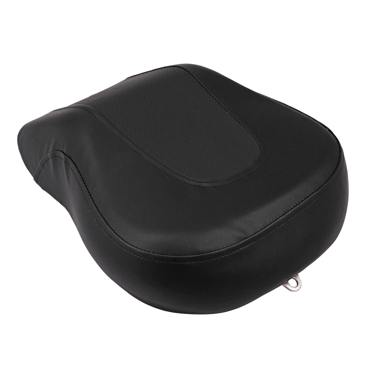 Cuscino per sedile posteriore del passeggero, compatibile con Harley Softail Fat Boy FLSTF 2007-2017, colore: Nero