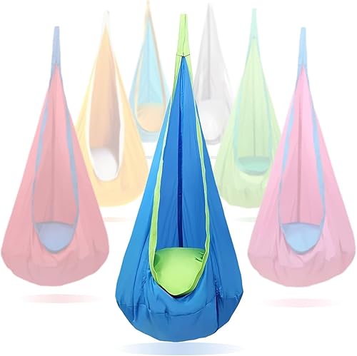 Miniatura 39 de Columpio sensorial para niños, terapia de alegría sensorial duradera, terapia colgante para interiores y exteriores, hamaca para niños, adolescentes