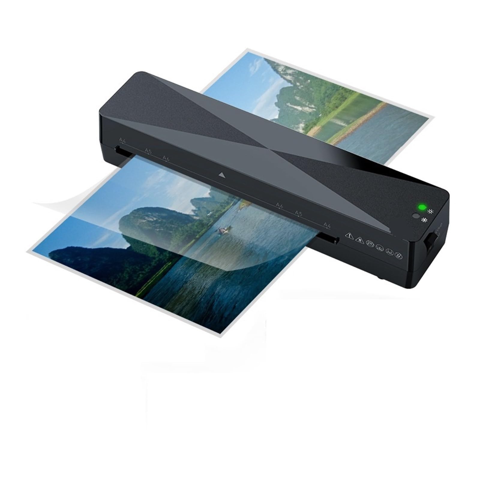 Plastificadora, Pequeña máquina selladora de plástico Mini A4 Laminadora de menú de documentos fotográficos for el hogar Laminadora de película fotográfica DIY