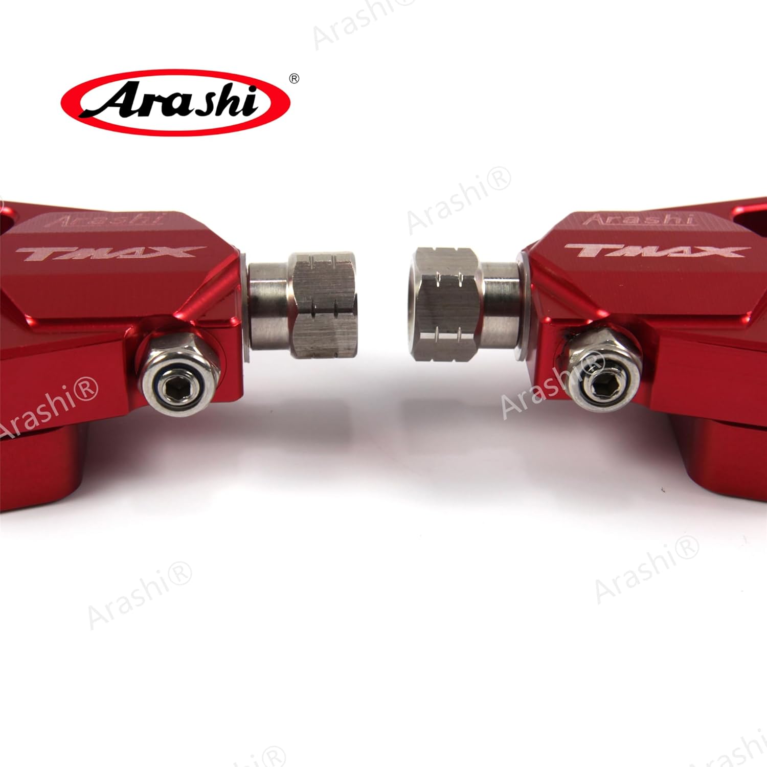 Arashi Rear Chain Adjuster Tensioner for Yamaha TMAX 530 2012-2016, Motorcycle Accessories Parts Red 2013 2014 2015