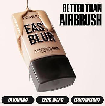 Huda Beauty Easy Blur Natural Airbrush Foundation, Shortbread 200B