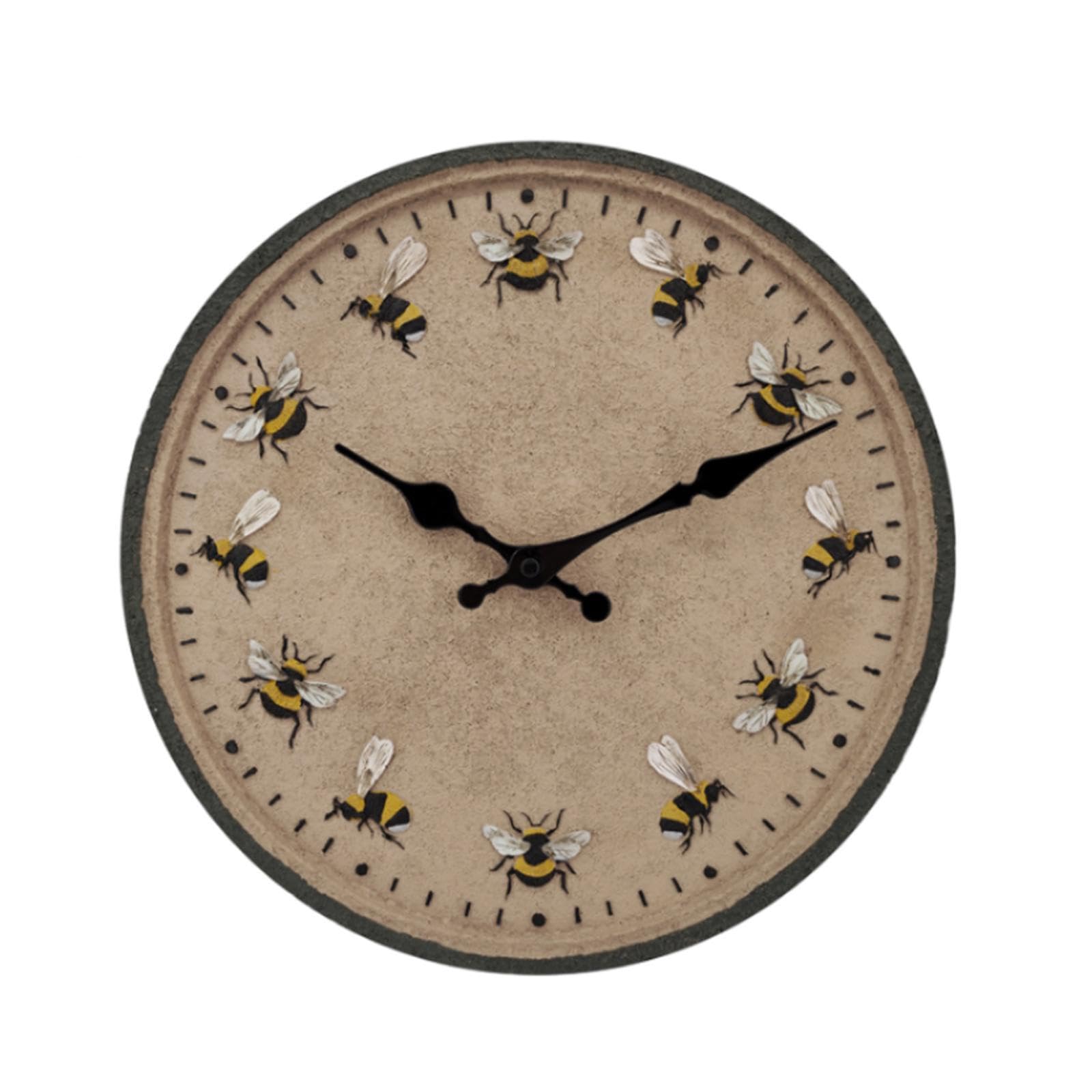 Orologio da Parete in Resina Impermeabile, Leggero, di qualità, con Decorazioni a Forma di Ape, Diametro 30 cm, per casa e Ufficio