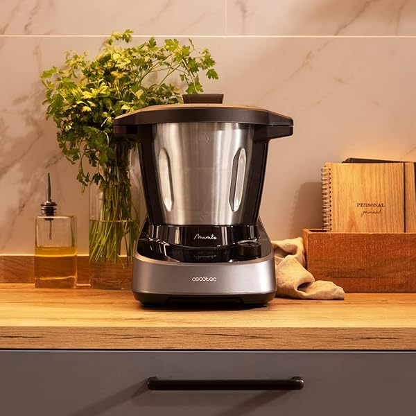 Cecotec Robot da Cucina Multifunzione Mambo 11090. 1600W, 37 Funzioni, APP, Bilancia e Brocca da 3,3 Litri in Acciaio Inox Adatto per Lavastoviglie, Ricettario e Accessori - 3
