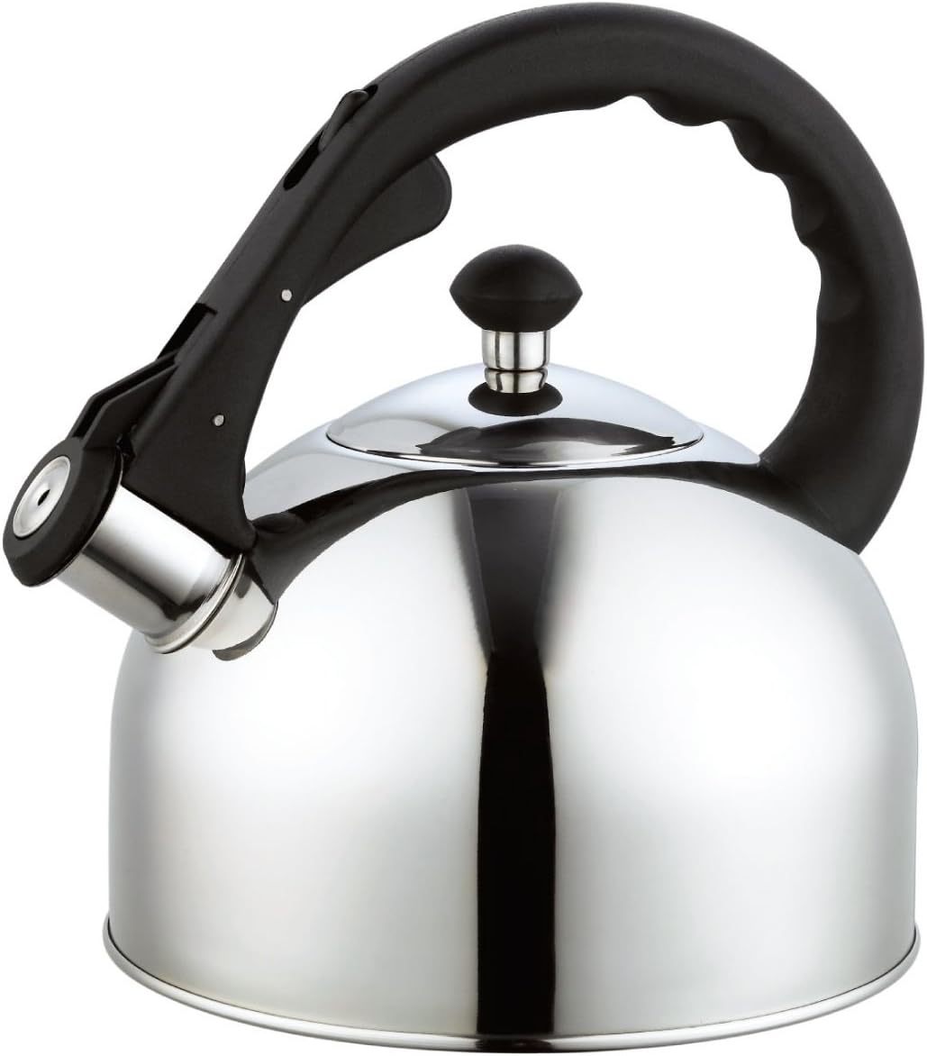 Whistling Tea Kettle Stainless Tea Kettles Stovetop 2.6 QT